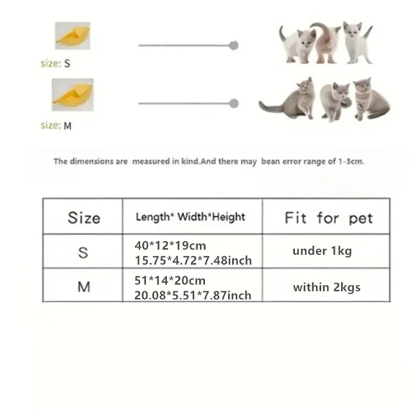 Banana Cat Bed – Cozy, Comfy & Absolutely Adorable