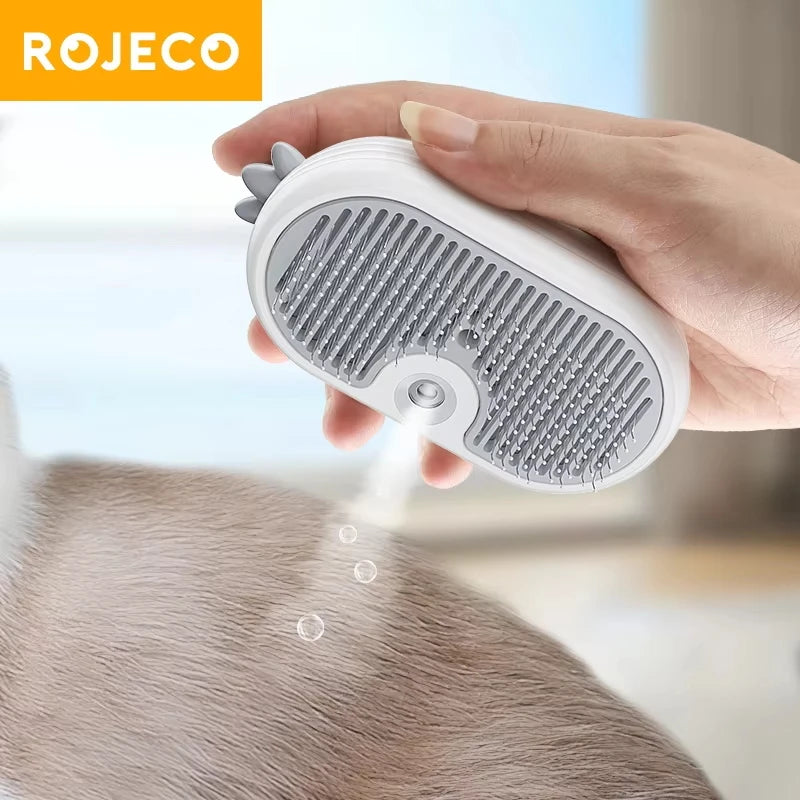 ROJECO Pet Steam Comb Cat/Dog Electric Spray Brush