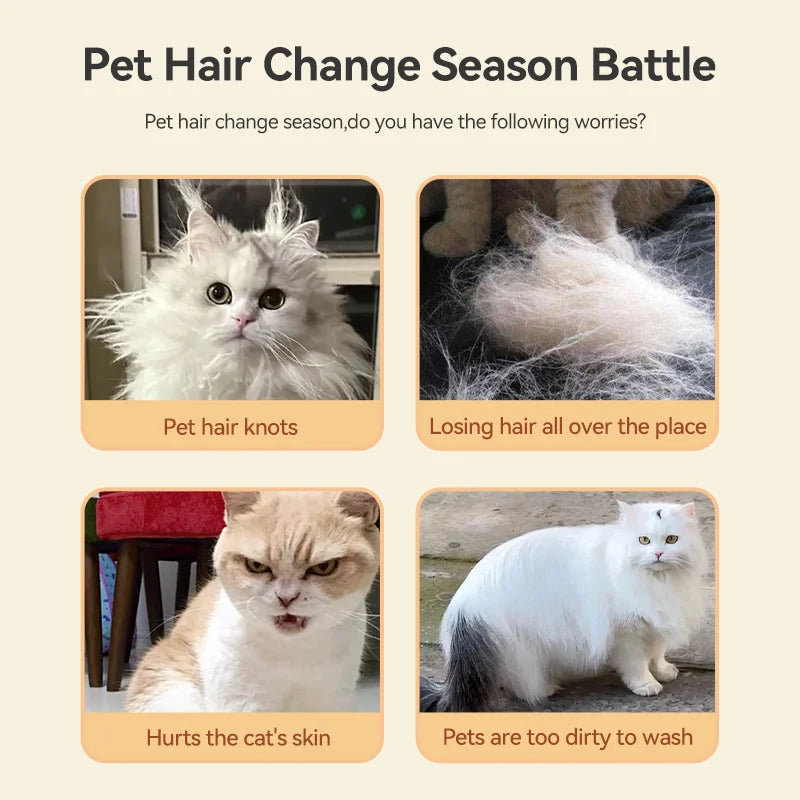 ROJECO Pet Steam Comb Cat/Dog Electric Spray Brush